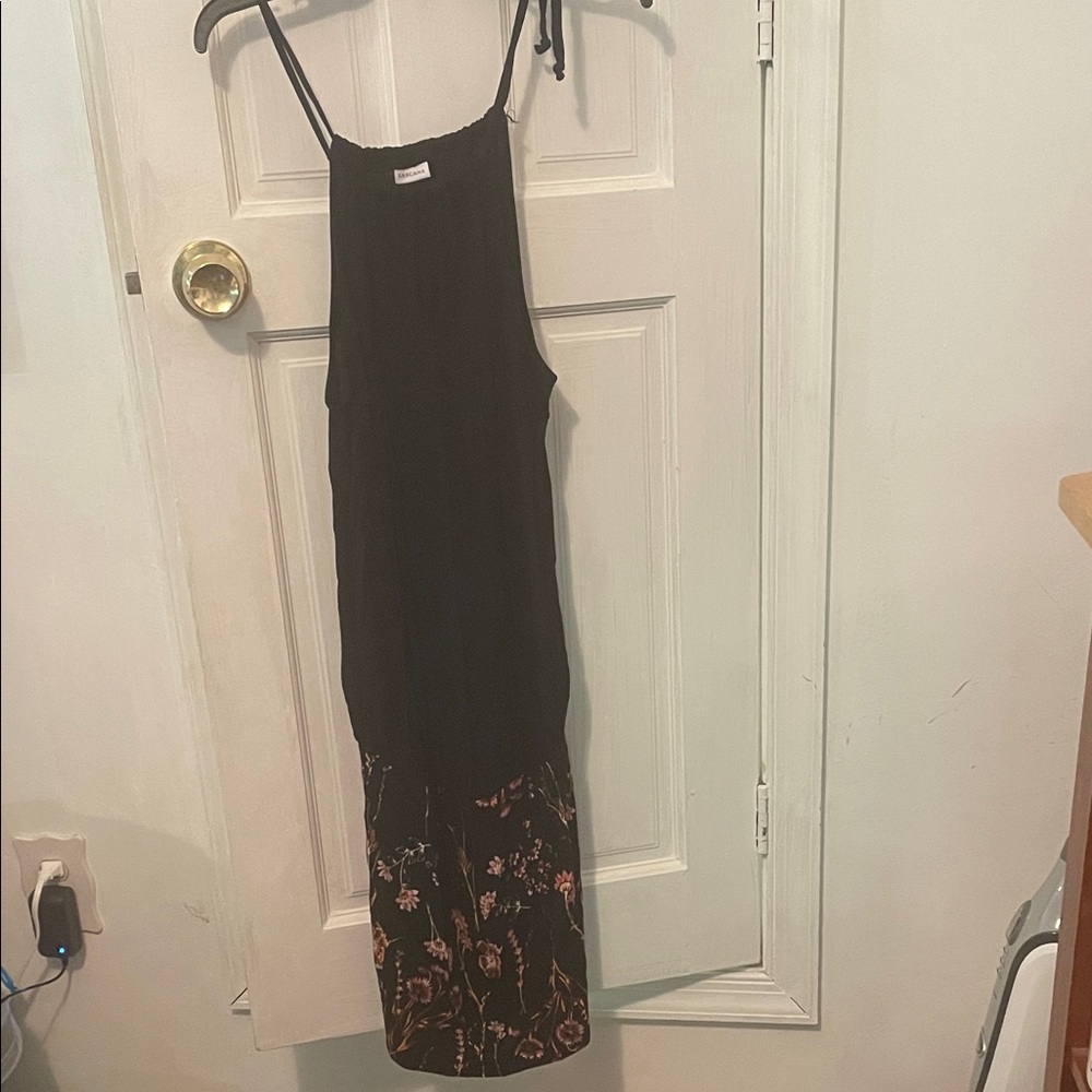 LASCANA black and floral dress